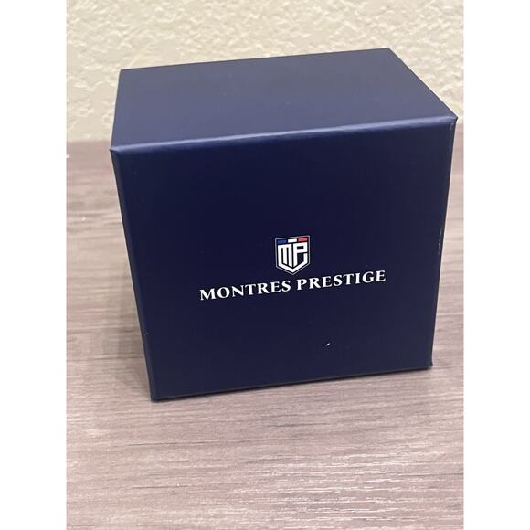 Montres Prestige Men’s Gold Watch – NIB – Stainless Steel – Classic Dress Style - Picture 2 of 2